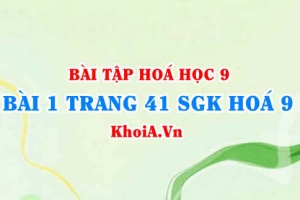Bài 1 trang 41 SGK Hoá 9: Mối quan hệ giữa các hợp chất vô cơ